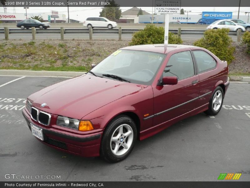 Sierra Red Pearl / Black 1998 BMW 3 Series 318ti Coupe