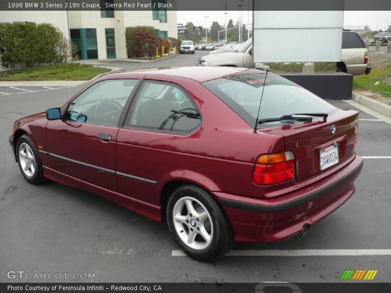 Sierra Red Pearl / Black 1998 BMW 3 Series 318ti Coupe