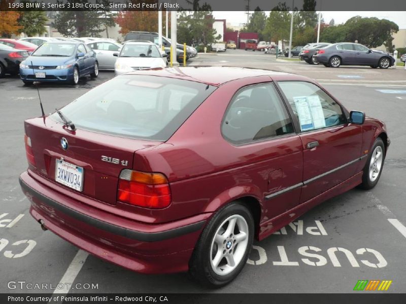 Sierra Red Pearl / Black 1998 BMW 3 Series 318ti Coupe