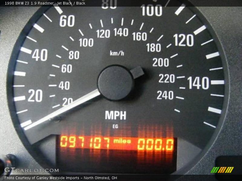 Jet Black / Black 1998 BMW Z3 1.9 Roadster