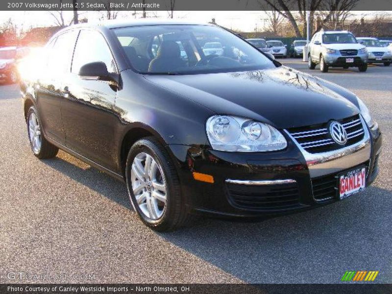 Black / Anthracite 2007 Volkswagen Jetta 2.5 Sedan