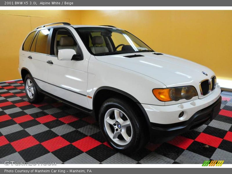 Alpine White / Beige 2001 BMW X5 3.0i