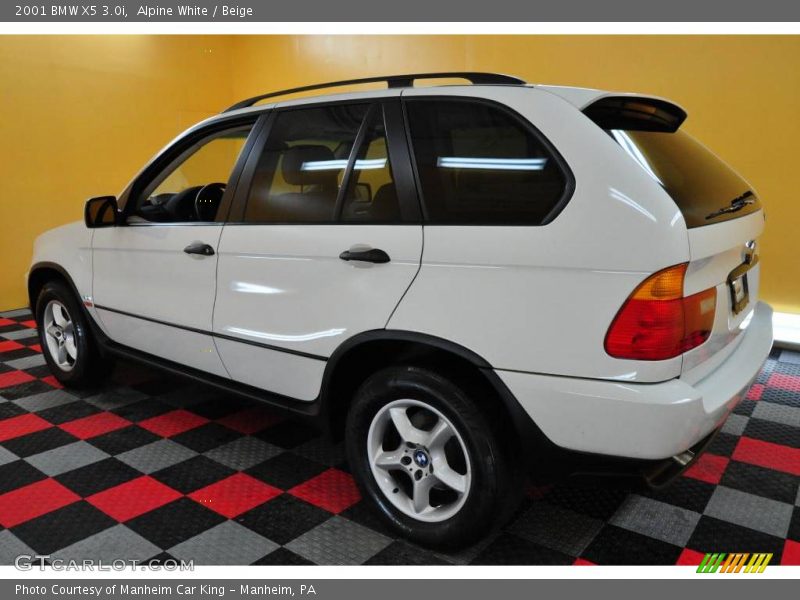 Alpine White / Beige 2001 BMW X5 3.0i