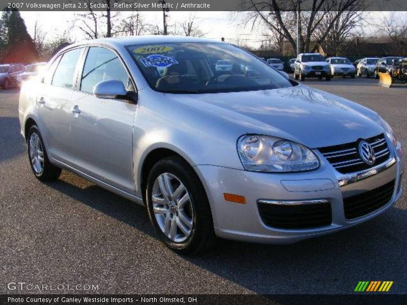Reflex Silver Metallic / Anthracite 2007 Volkswagen Jetta 2.5 Sedan