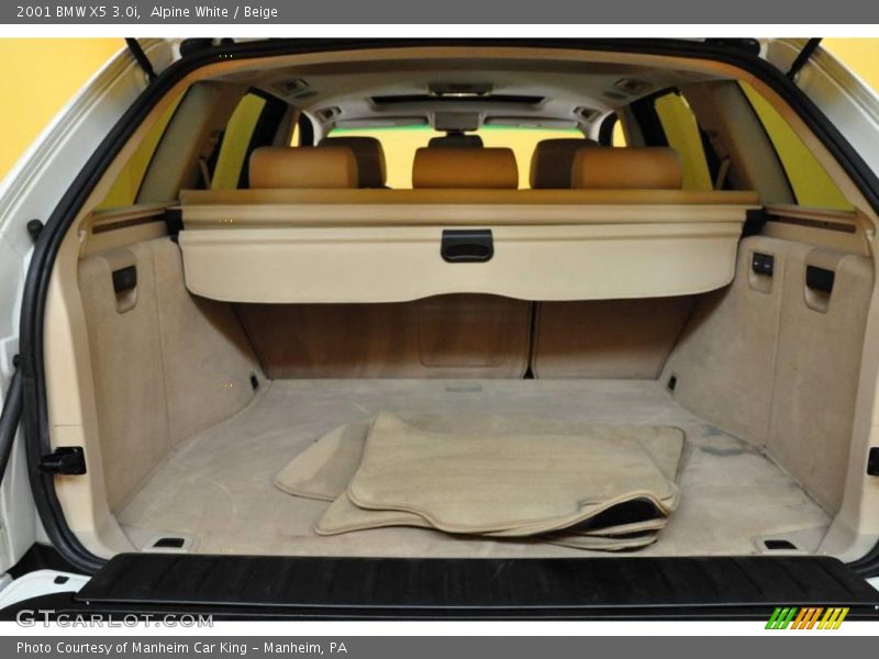 Alpine White / Beige 2001 BMW X5 3.0i