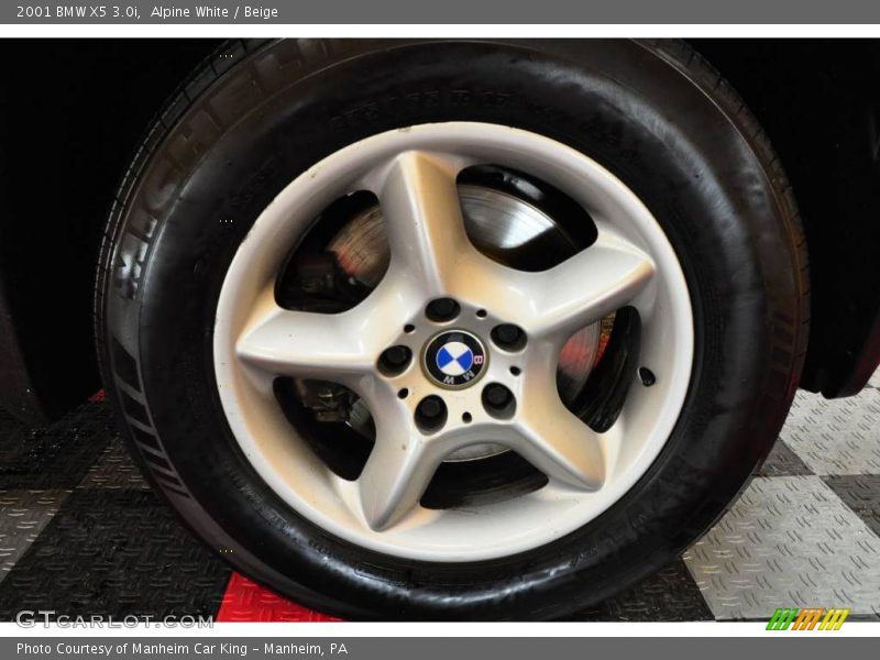 Alpine White / Beige 2001 BMW X5 3.0i