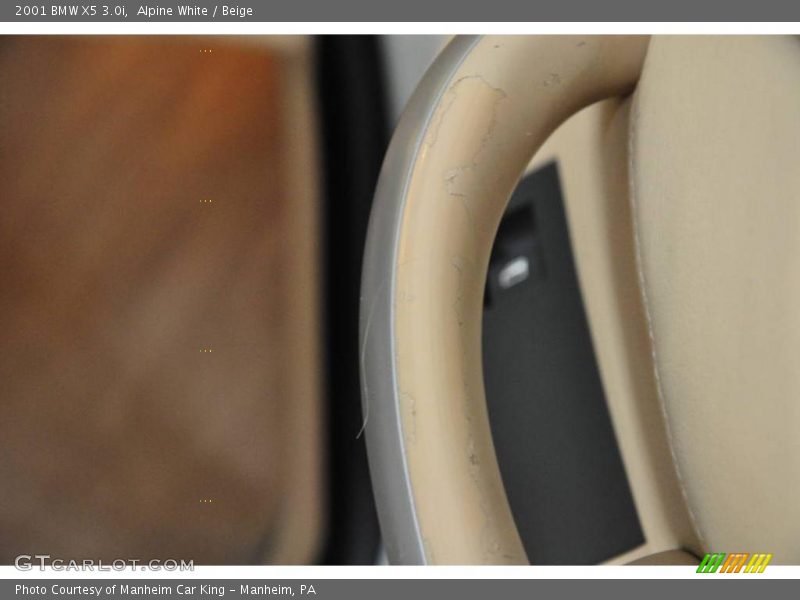 Alpine White / Beige 2001 BMW X5 3.0i
