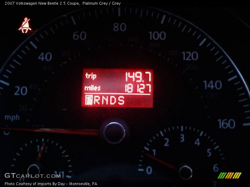 Platinum Grey / Grey 2007 Volkswagen New Beetle 2.5 Coupe