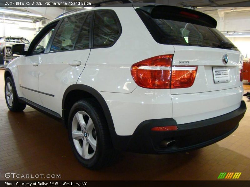 Alpine White / Sand Beige 2007 BMW X5 3.0si