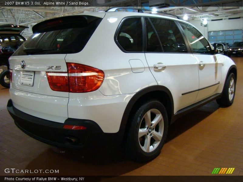 Alpine White / Sand Beige 2007 BMW X5 3.0si