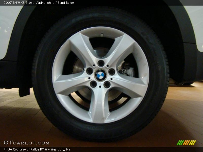 Alpine White / Sand Beige 2007 BMW X5 3.0si
