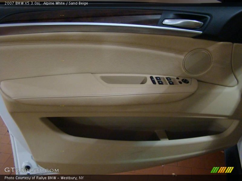Alpine White / Sand Beige 2007 BMW X5 3.0si