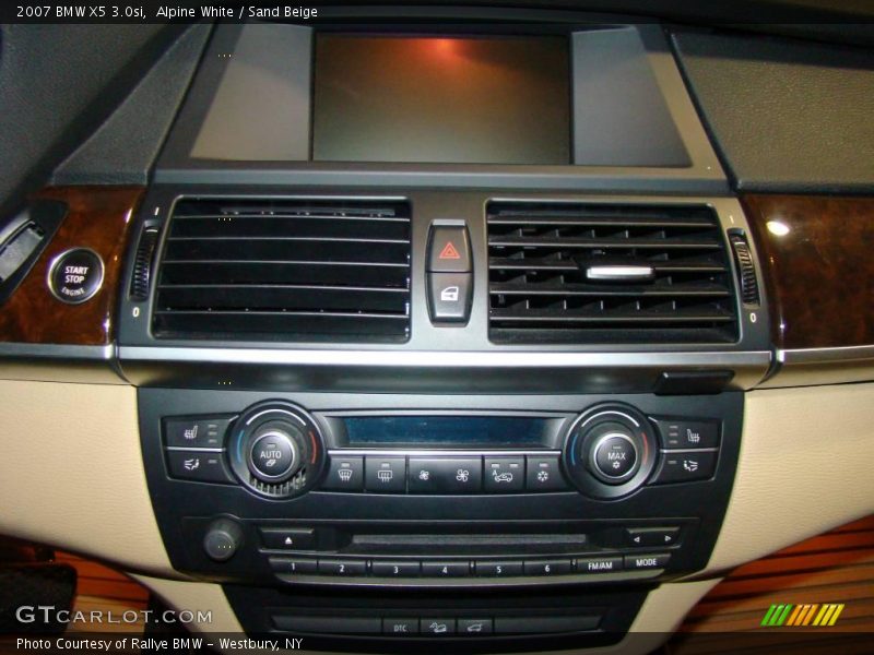 Alpine White / Sand Beige 2007 BMW X5 3.0si