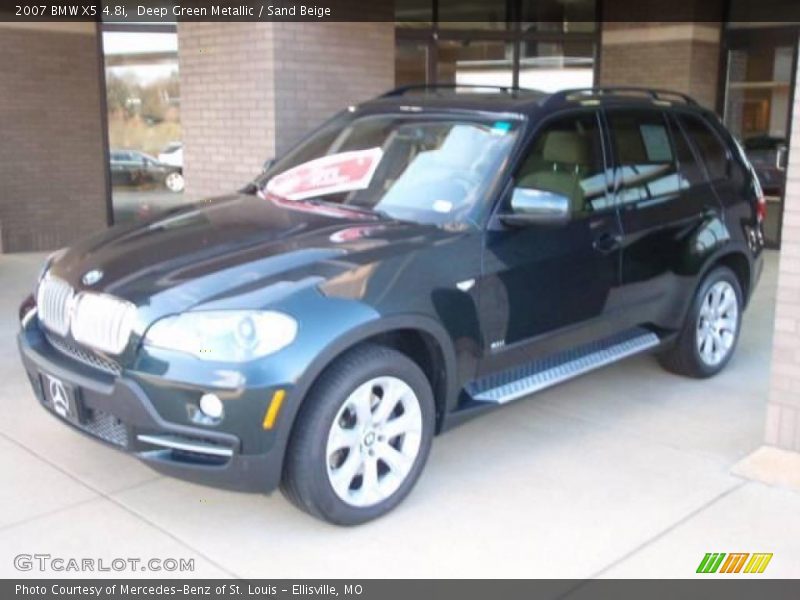 Deep Green Metallic / Sand Beige 2007 BMW X5 4.8i
