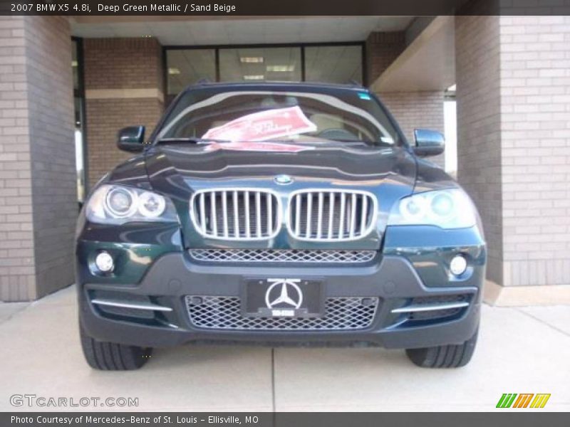 Deep Green Metallic / Sand Beige 2007 BMW X5 4.8i
