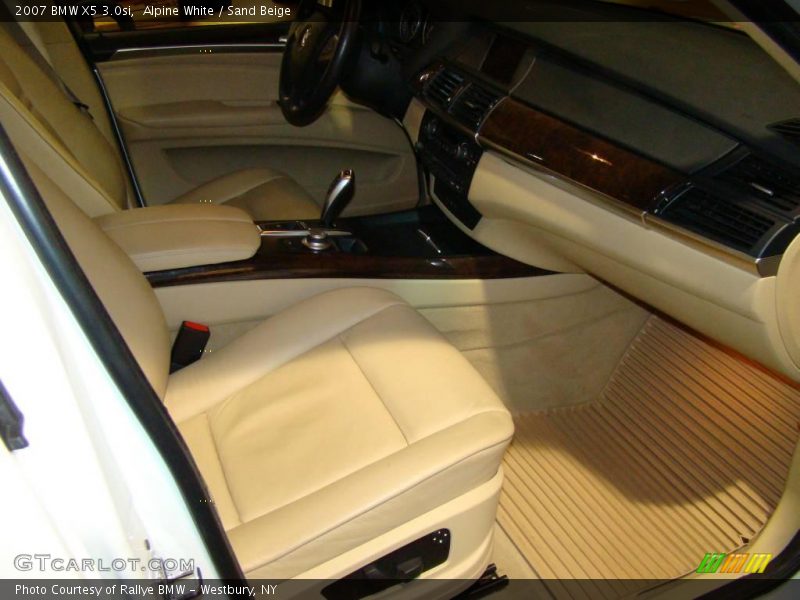Alpine White / Sand Beige 2007 BMW X5 3.0si