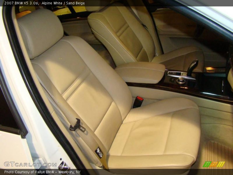 Alpine White / Sand Beige 2007 BMW X5 3.0si