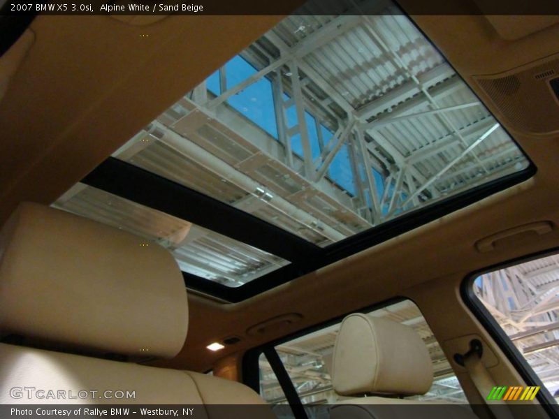 Alpine White / Sand Beige 2007 BMW X5 3.0si