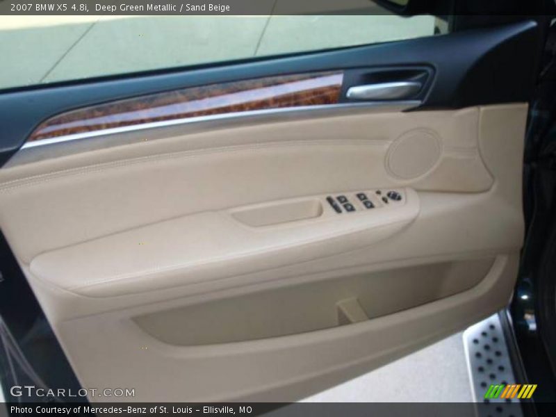 Deep Green Metallic / Sand Beige 2007 BMW X5 4.8i