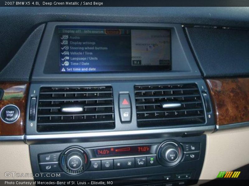 Deep Green Metallic / Sand Beige 2007 BMW X5 4.8i