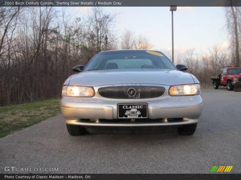 Sterling Silver Metallic / Medium Gray 2001 Buick Century Custom