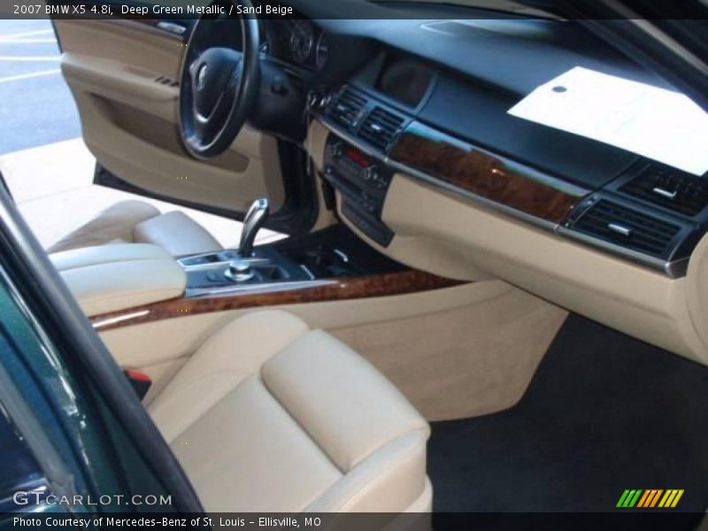 Deep Green Metallic / Sand Beige 2007 BMW X5 4.8i