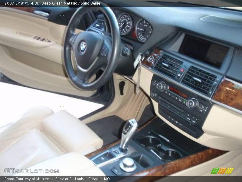 Deep Green Metallic / Sand Beige 2007 BMW X5 4.8i