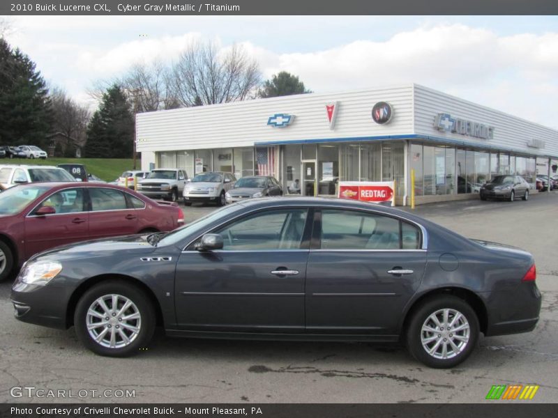 Cyber Gray Metallic / Titanium 2010 Buick Lucerne CXL