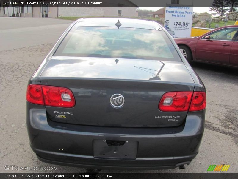 Cyber Gray Metallic / Titanium 2010 Buick Lucerne CXL