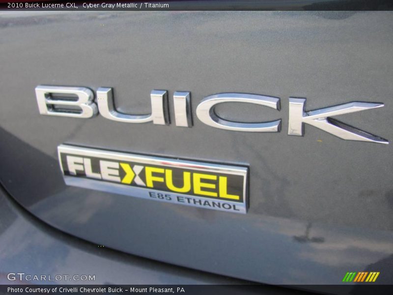 Cyber Gray Metallic / Titanium 2010 Buick Lucerne CXL