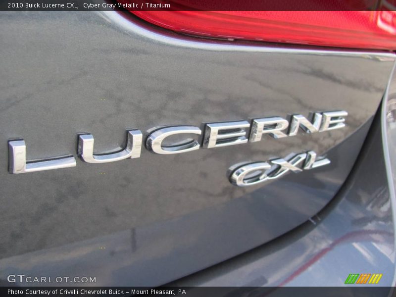 Cyber Gray Metallic / Titanium 2010 Buick Lucerne CXL