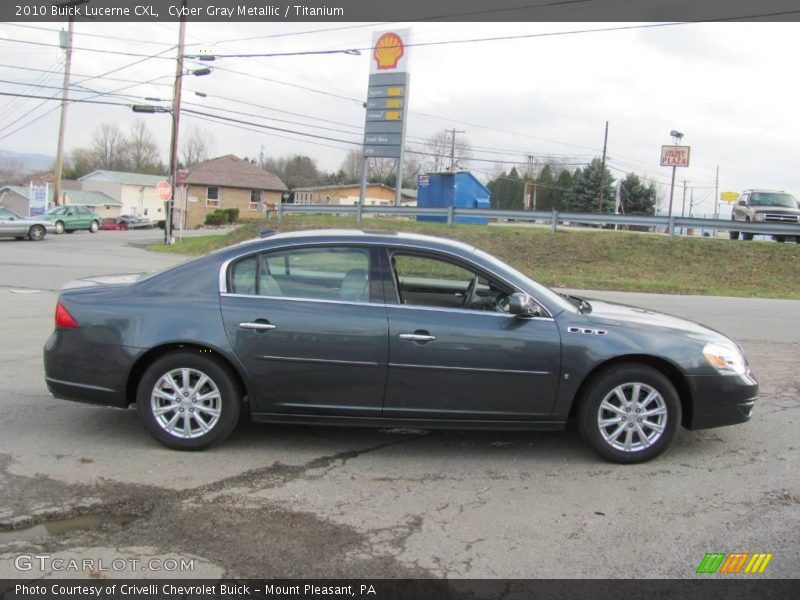 Cyber Gray Metallic / Titanium 2010 Buick Lucerne CXL