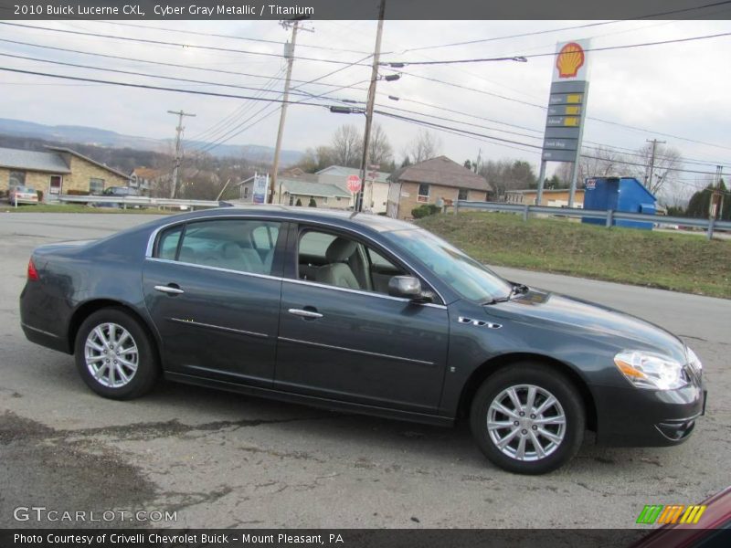 Cyber Gray Metallic / Titanium 2010 Buick Lucerne CXL