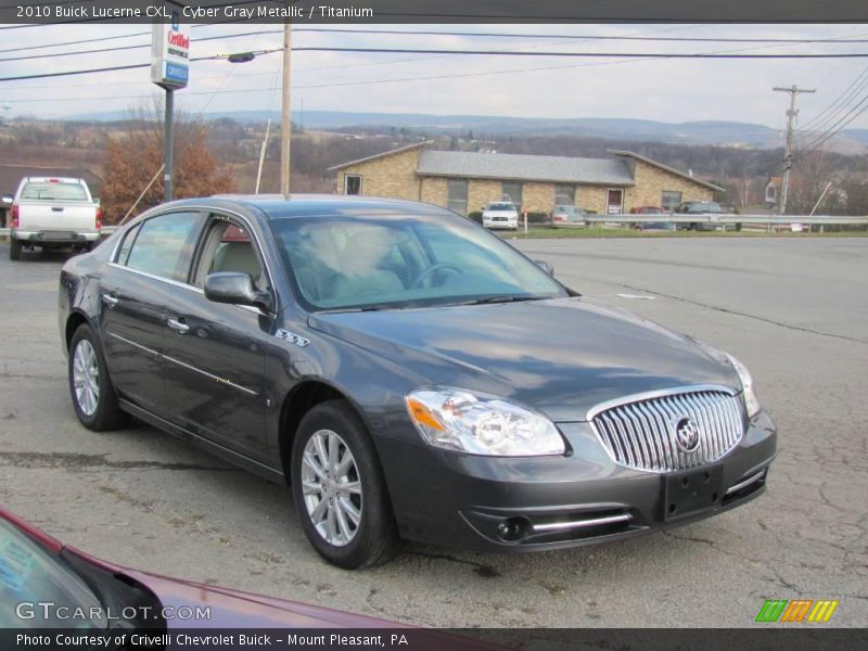 Cyber Gray Metallic / Titanium 2010 Buick Lucerne CXL