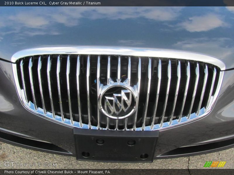 Cyber Gray Metallic / Titanium 2010 Buick Lucerne CXL