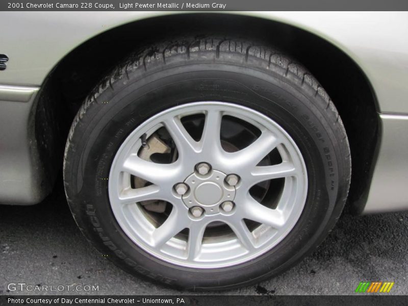 Light Pewter Metallic / Medium Gray 2001 Chevrolet Camaro Z28 Coupe