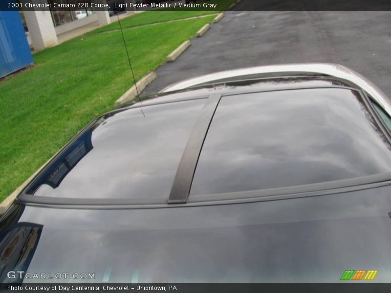Light Pewter Metallic / Medium Gray 2001 Chevrolet Camaro Z28 Coupe