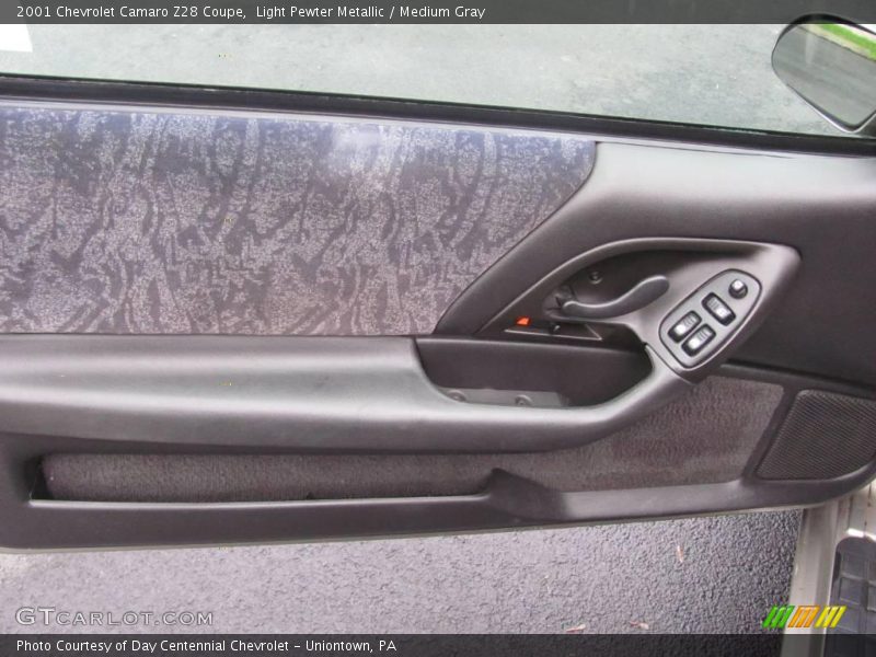 Light Pewter Metallic / Medium Gray 2001 Chevrolet Camaro Z28 Coupe
