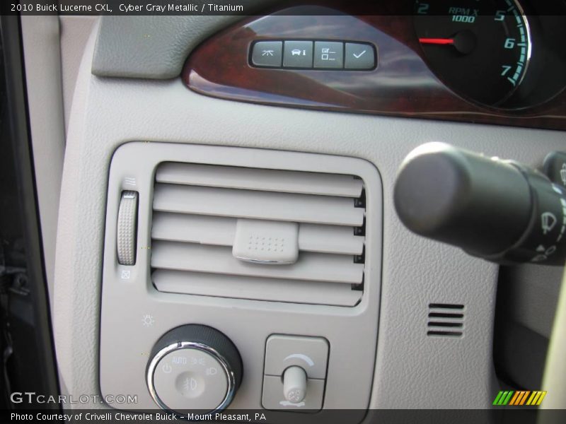 Cyber Gray Metallic / Titanium 2010 Buick Lucerne CXL