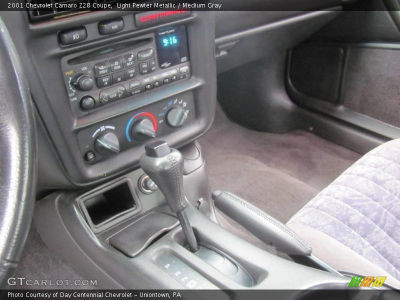 Light Pewter Metallic / Medium Gray 2001 Chevrolet Camaro Z28 Coupe