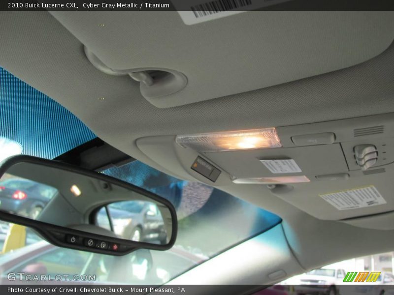 Cyber Gray Metallic / Titanium 2010 Buick Lucerne CXL