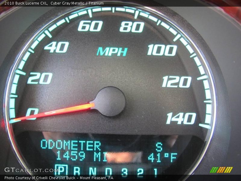 Cyber Gray Metallic / Titanium 2010 Buick Lucerne CXL