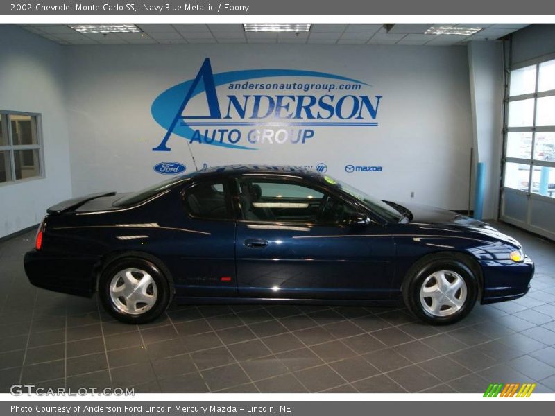 Navy Blue Metallic / Ebony 2002 Chevrolet Monte Carlo SS