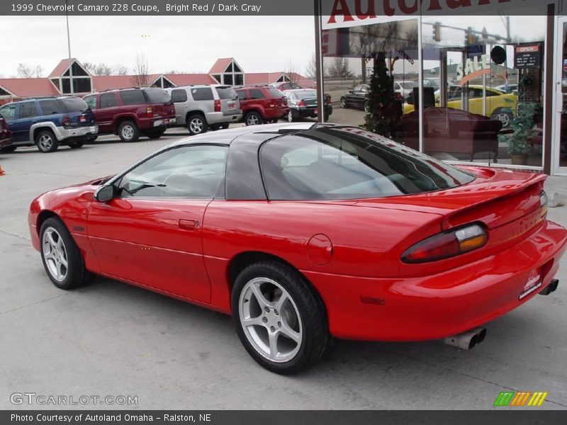 Bright Red / Dark Gray 1999 Chevrolet Camaro Z28 Coupe