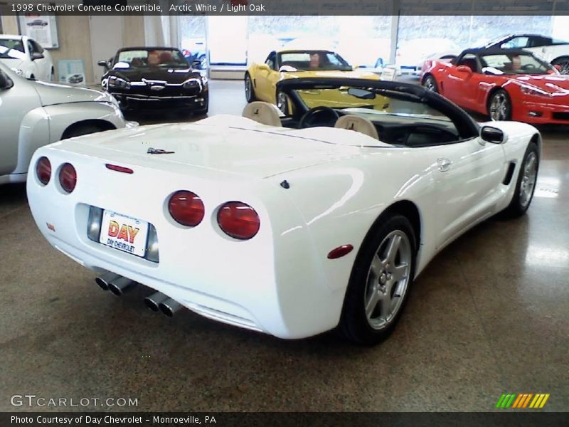 Arctic White / Light Oak 1998 Chevrolet Corvette Convertible