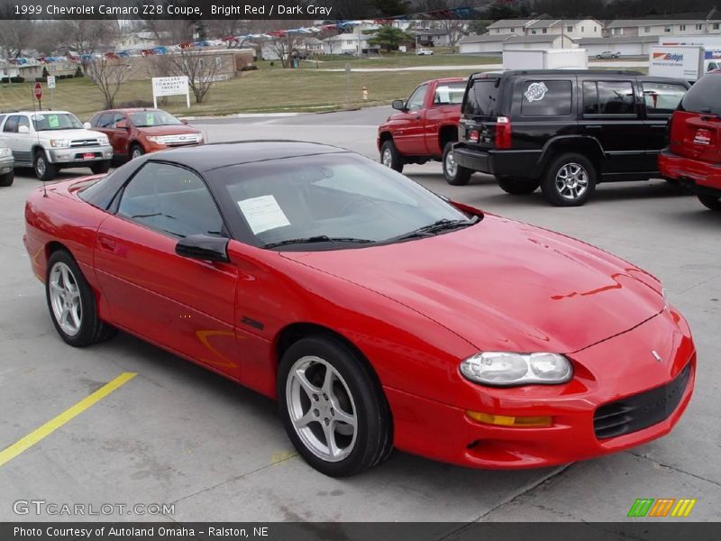 Bright Red / Dark Gray 1999 Chevrolet Camaro Z28 Coupe
