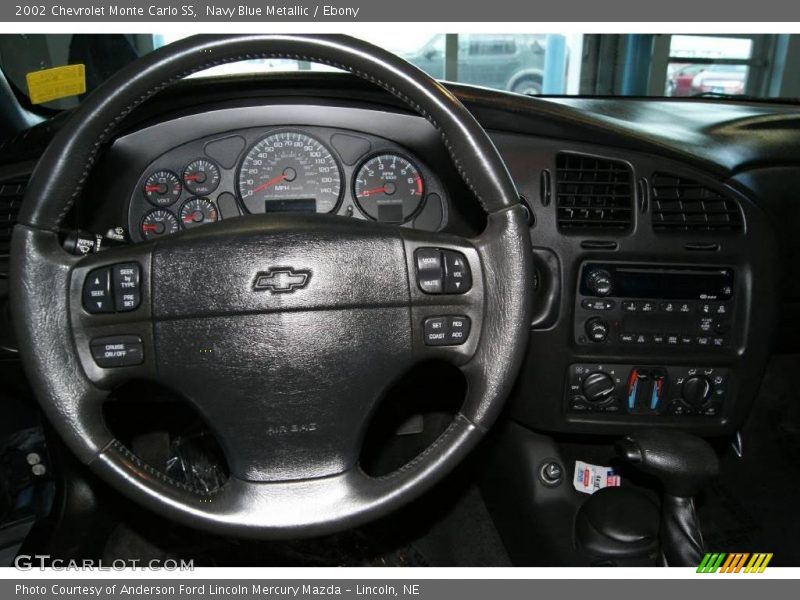 Navy Blue Metallic / Ebony 2002 Chevrolet Monte Carlo SS