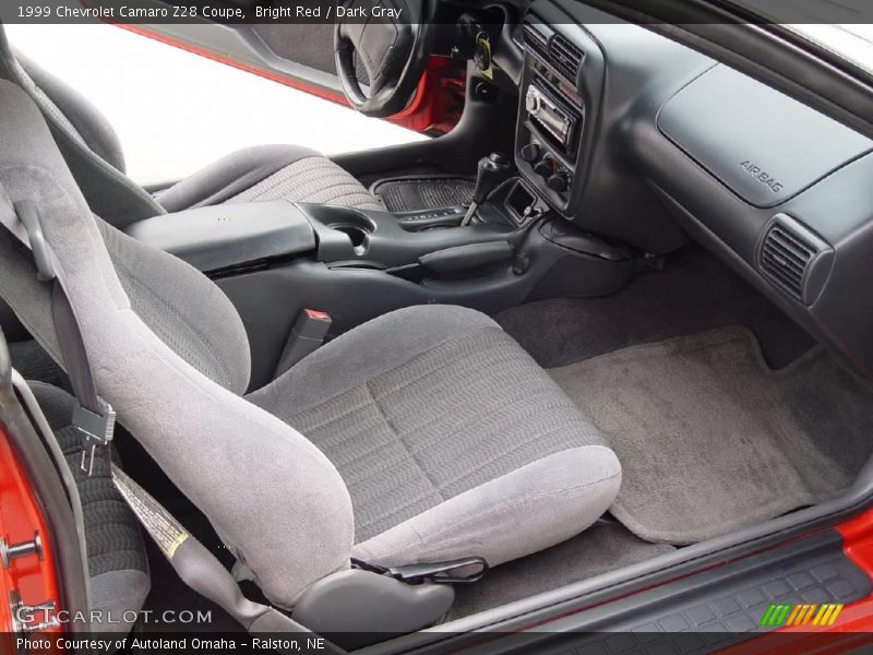 Bright Red / Dark Gray 1999 Chevrolet Camaro Z28 Coupe