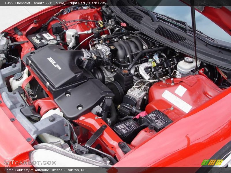 Bright Red / Dark Gray 1999 Chevrolet Camaro Z28 Coupe