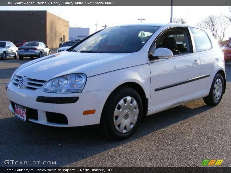 Candy White / Anthracite Black 2008 Volkswagen Rabbit 2 Door